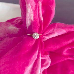 Real Diamond 14 k gold ring Gorgeous size 7